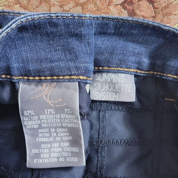 Melissa McCarthy Seven7 Jeans Womens 12 Blue Skinny Slimming Silhouette System - Picture 16 of 16